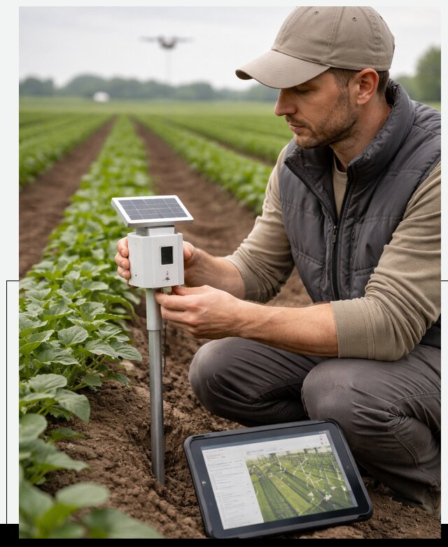 IoT мониторинг сельскохозяйственных полей и контроля в Пензе